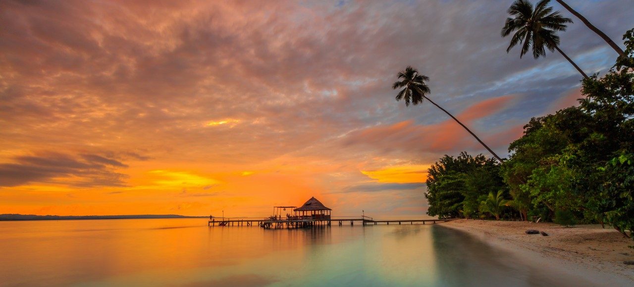 Viajar a las islas de Banda de Indonesia