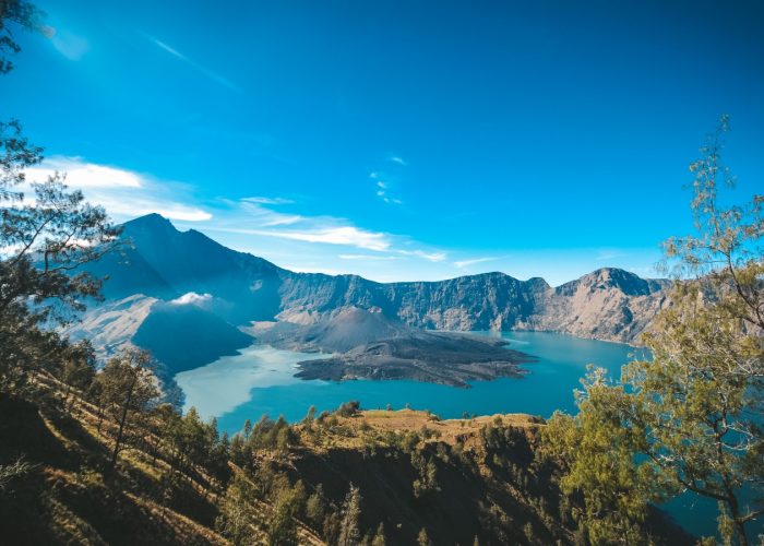 Vistas desde el monte Rinjani