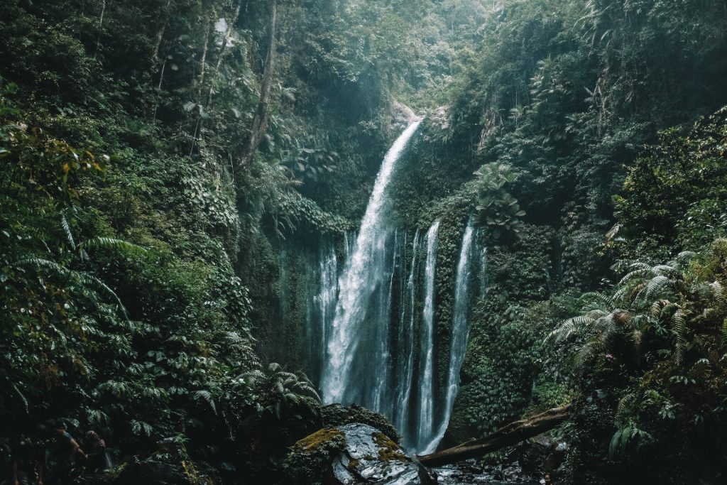 Lombok waterfall rainforest indonesia come2indonesia tours