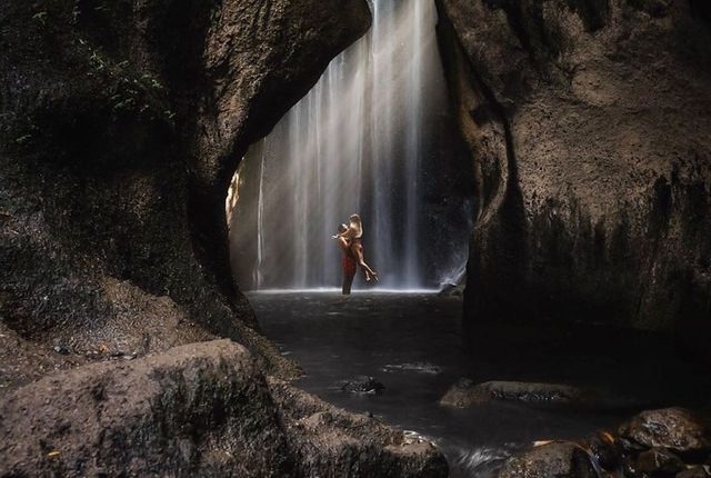 waterfall bali tukad cepung