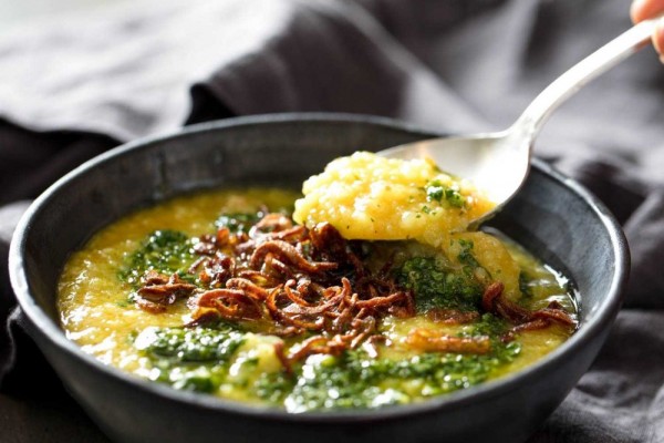 Comida tradicional de Indonesia: BUBUR MANADO TINUTUAN