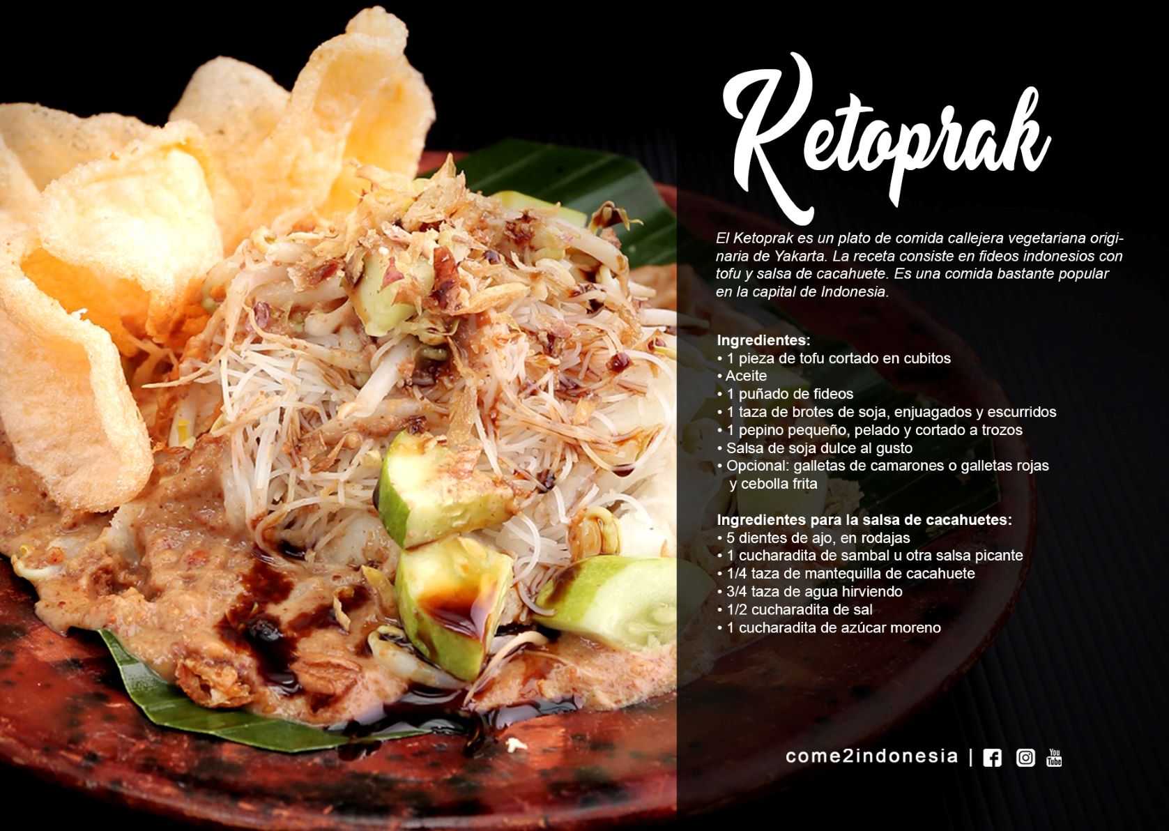 Comida tradicional de Indonesia: Ketoprak