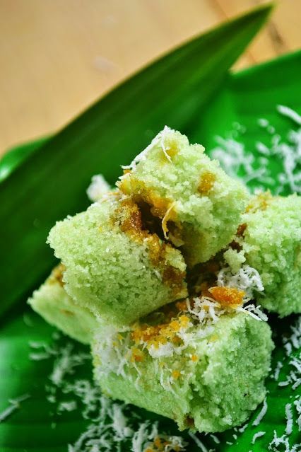 KUE PUTU - Comida tradicional de Indonesia -