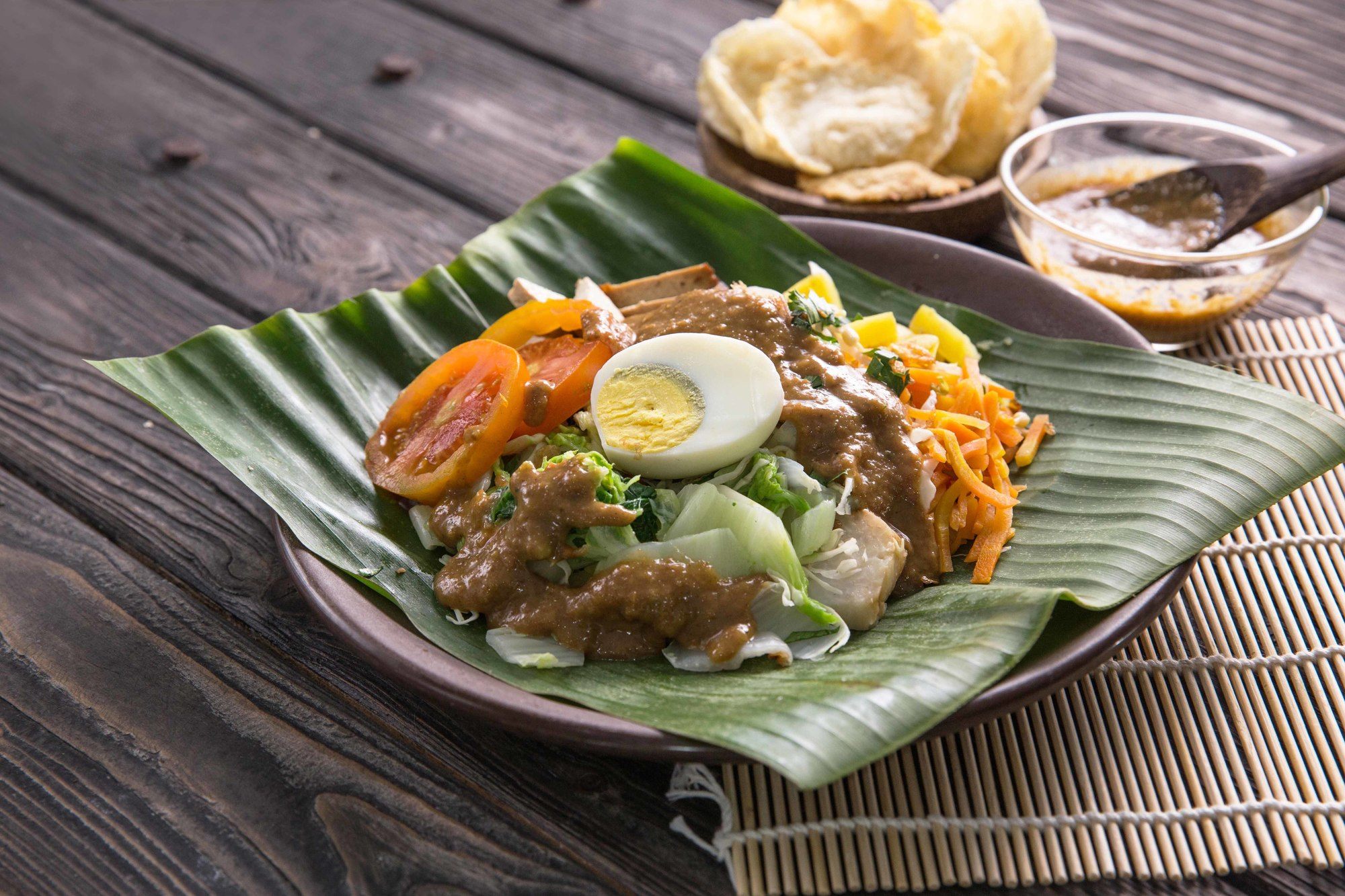 Traditional Indonesian food: GADO-GADO