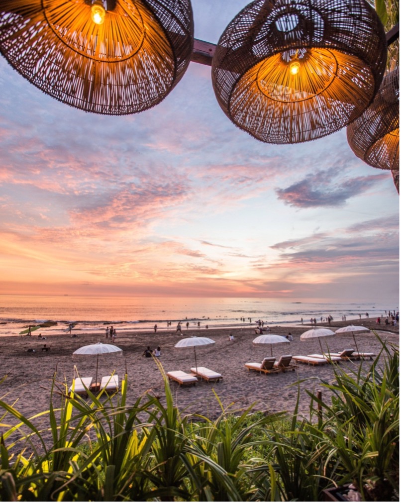 Lugares que debe visitar en Bali
Puesta de sol Seminyak