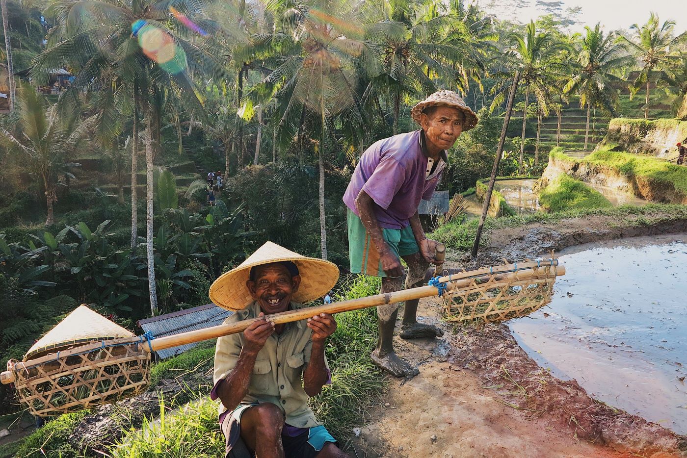 Ubud Bali Indonesia local rice terrace - Come2Indonesia