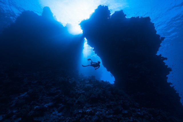 Buceo en Bali, buceador