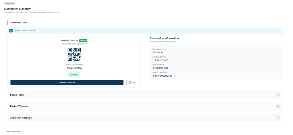 The New All Indonesia Arrival Card What You Need To Know